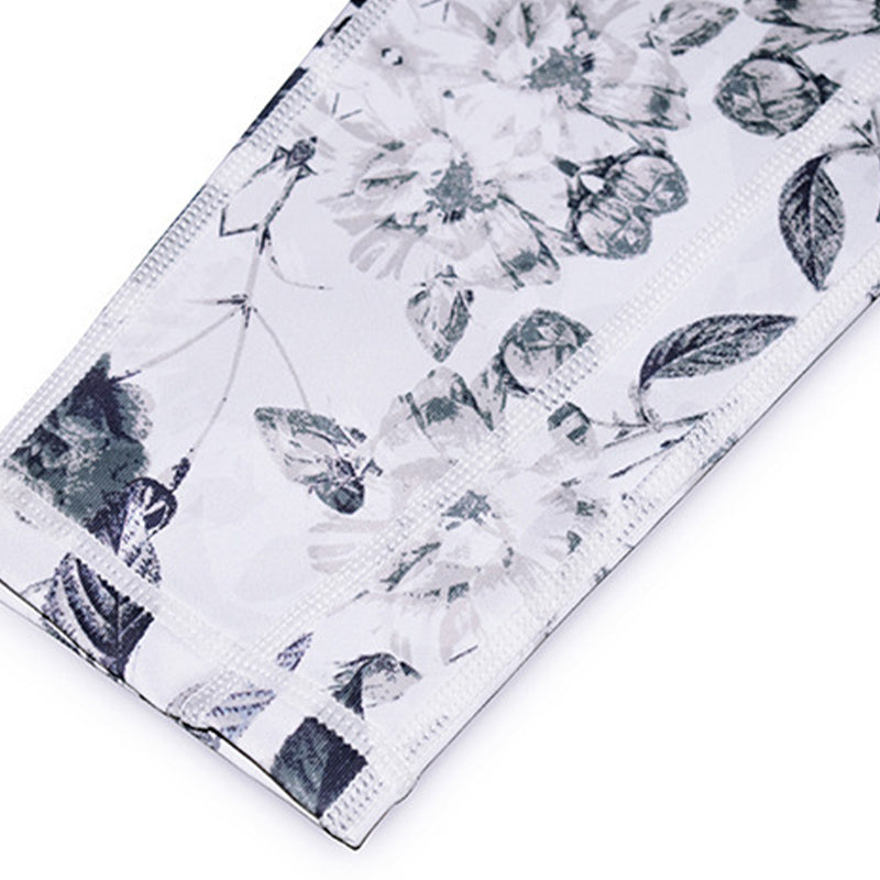 Buddha Stones Flores Hojas Pantalones Deportes Fitness Yoga Leggings Mujer Yoga Pantalones - image 9