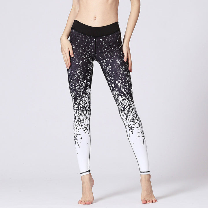 Buddha Stones Lines Weeds Sakura Flowers Black Tree Pantalones Deportes Fitness Yoga Leggings Pantalones de yoga para mujer - image 8