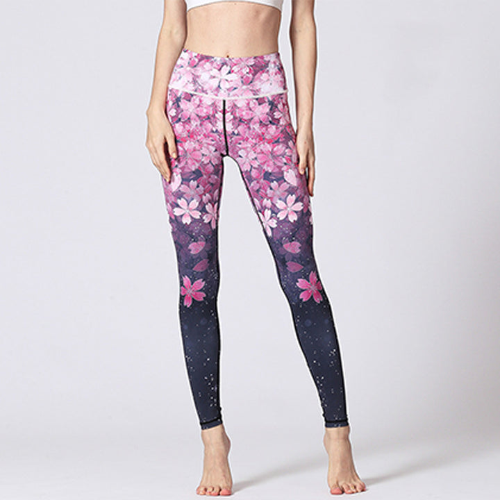 Buddha Stones Lines Weeds Sakura Flowers Black Tree Pantalones Deportes Fitness Yoga Leggings Pantalones de yoga para mujer - image 29