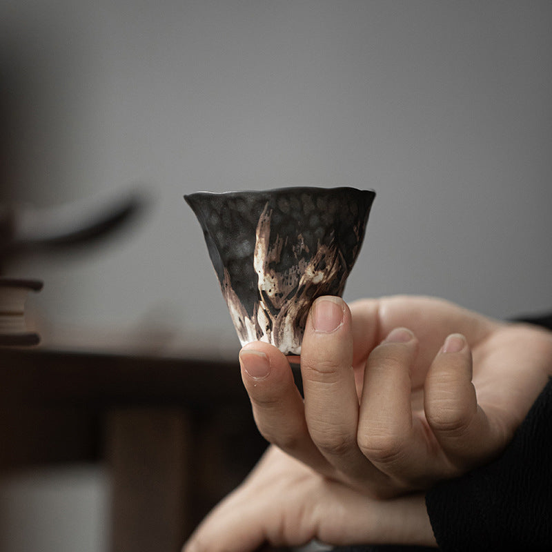 Taza de té de cerámica Zen con forma de flor de loto, Buddha Stones, taza de té de Kung Fu, 50ml - image 4
