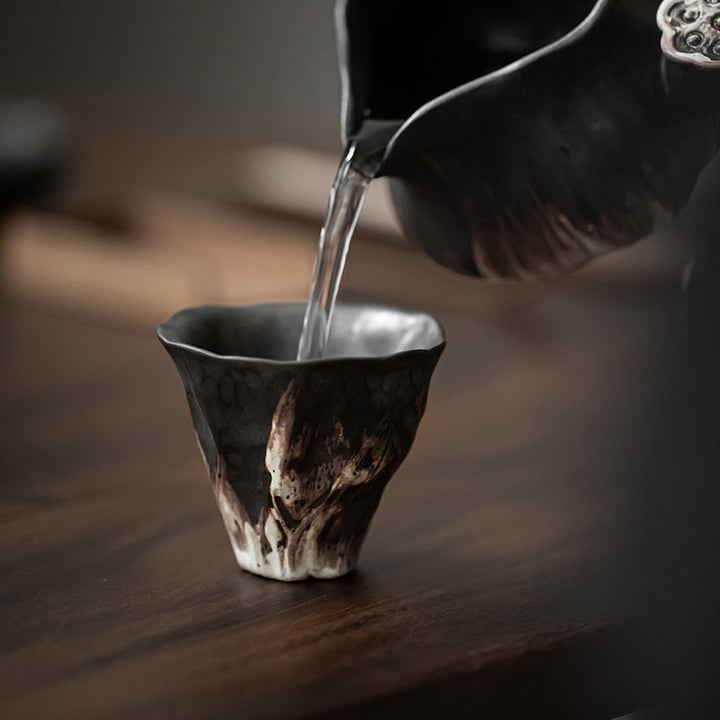 Taza de té de cerámica Zen con forma de flor de loto, Buddha Stones, taza de té de Kung Fu, 50ml - image 5