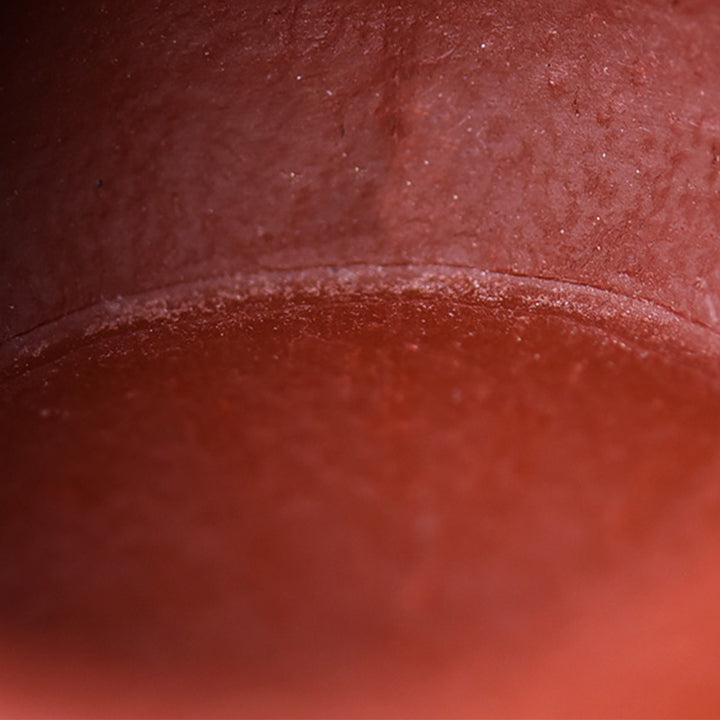 Tetera de kungfú de arcilla púrpura marrón Wen Dan hecha a mano con Buddha Stones Yixing - image 11