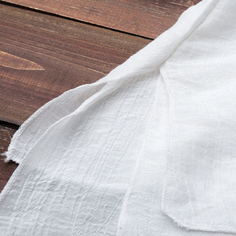 Conjunto de ropa de lino y algodón para mujer, pantalón superior blanco, diseño Simple, Buddha Stones , meditación, Yoga, Zen, Tai Chi, 2 uds. - image 16