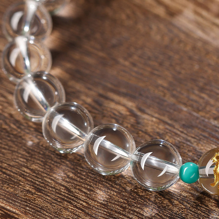 Buddha Stones de Plata de Ley 925, pulsera curativa de Jade Hetian de cristal blanco, Buda natal del zodíaco chino, grupos propicios - image 8