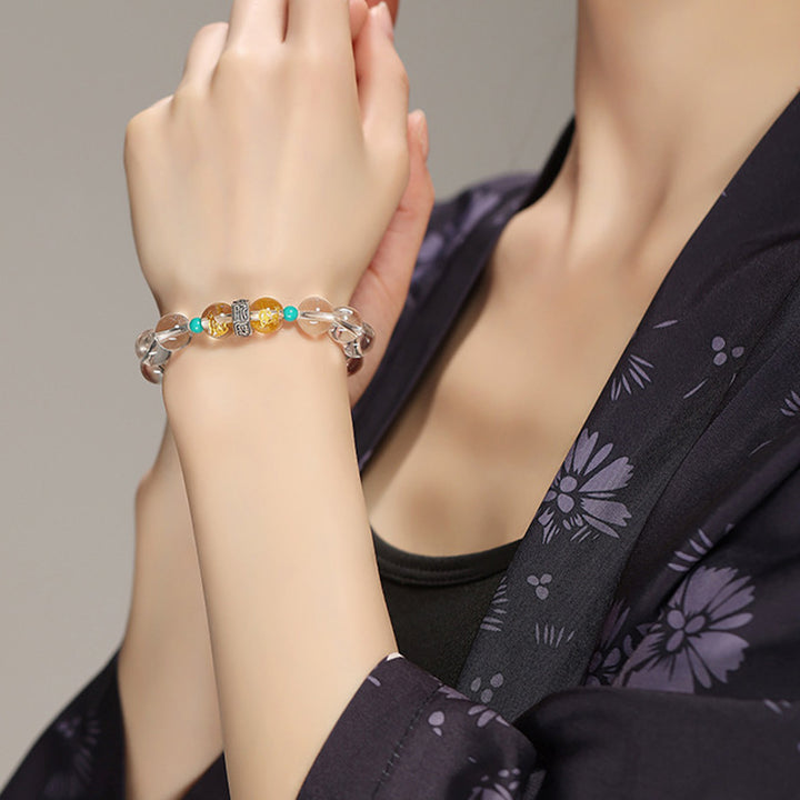 Buddha Stones de Plata de Ley 925, pulsera curativa de Jade Hetian de cristal blanco, Buda natal del zodíaco chino, grupos propicios - image 11