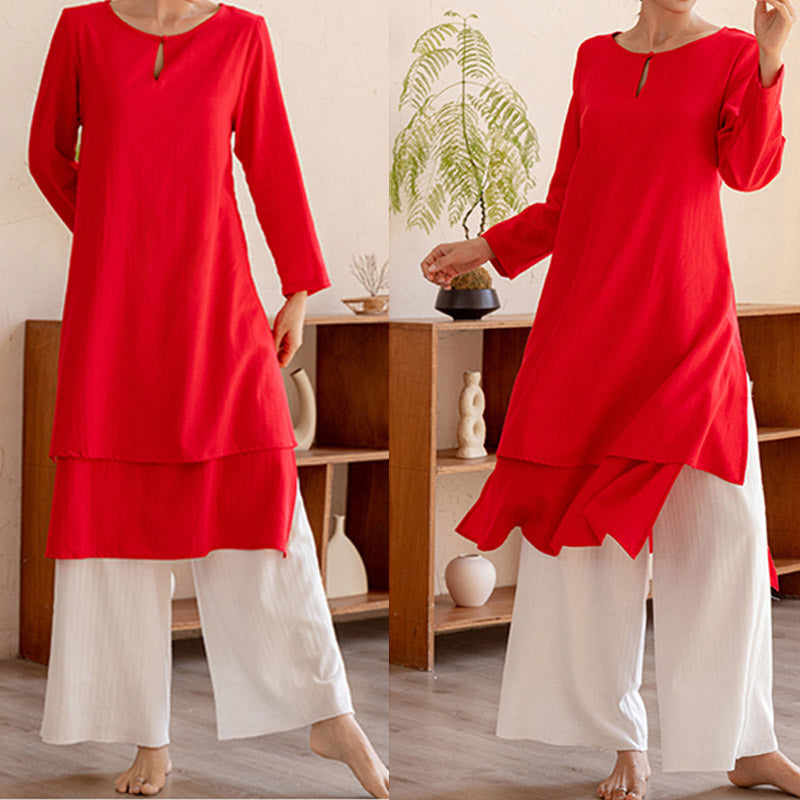 Conjunto de 2 piezas de Buddha Stones, diseño Simple, Tai Chi, meditación, Yoga, ropa, pantalones superiores, conjunto para mujer - image 18