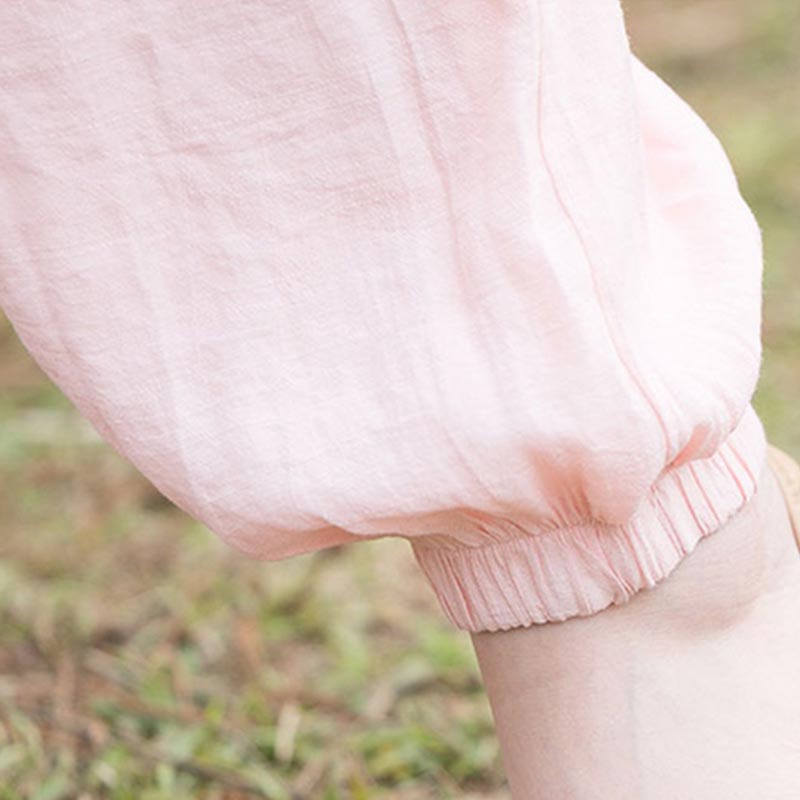 Conjunto de 2 piezas de ropa de lino y algodón con Buddha Stones para mujer, pantalones superiores con diseño liso, meditación, Yoga, Zen, Tai Chi - image 11