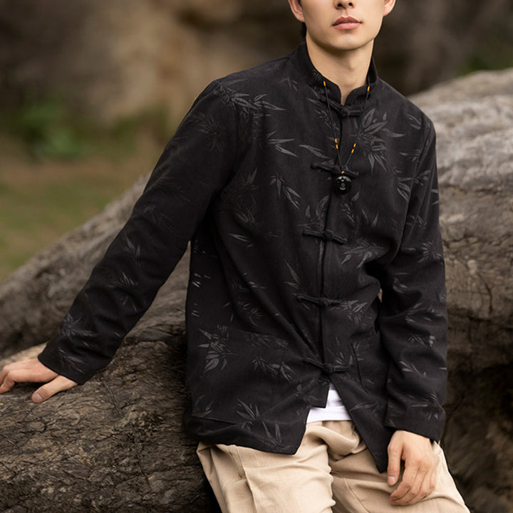 Buddha Stones , traje chino Tang, chaqueta, abrigo, ropa para hombre - image 6