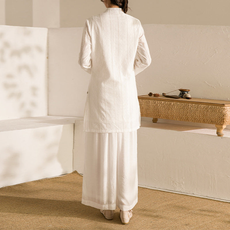 Buddha Stones 2 uds ropa de Yoga de manga larga ropa de meditación Top pantalones conjunto de mujer