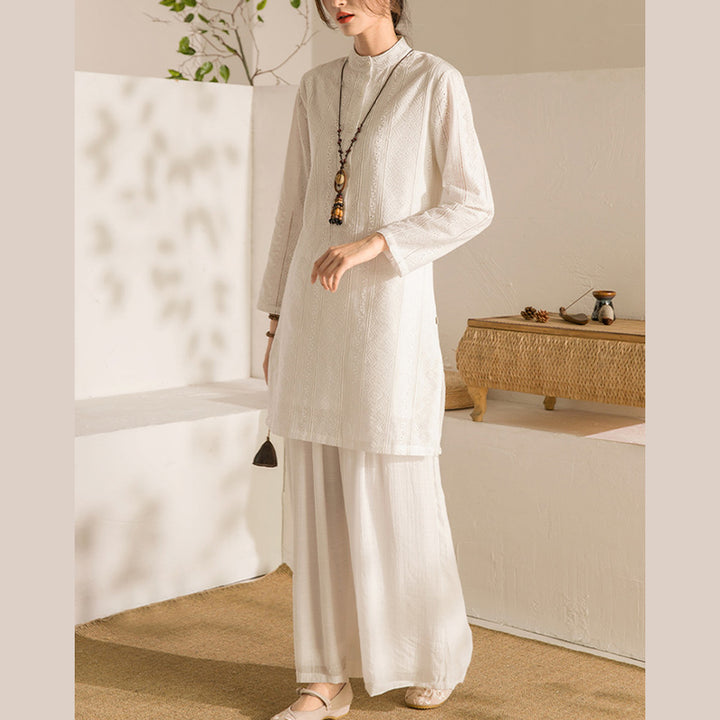 Buddha Stones 2 uds ropa de Yoga de manga larga ropa de meditación Top pantalones conjunto de mujer