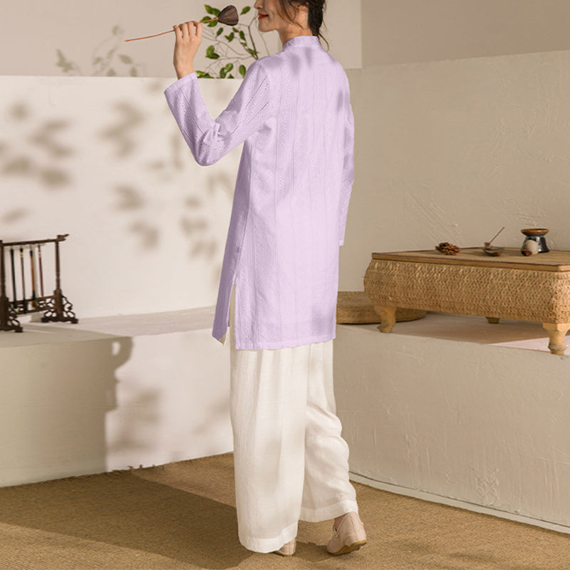 Buddha Stones 2 uds ropa de Yoga de manga larga ropa de meditación Top pantalones conjunto de mujer