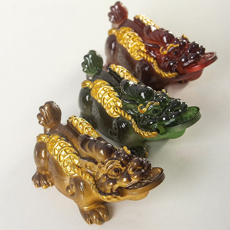 Buddha Stones que cambian de Color, pequeñas monedas de cobre PiXiu, resina, té, mascota, riqueza, decoración del hogar - image 16