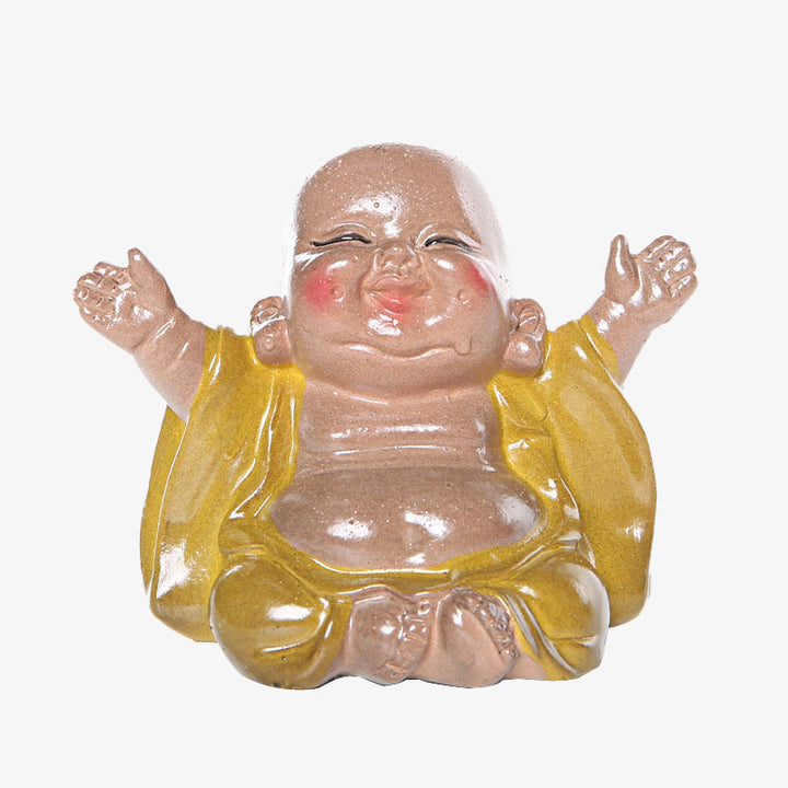 Buddha Stones que cambian de Color, Buda sonriente, resina, té, mascota, riqueza, decoración del hogar - image 10