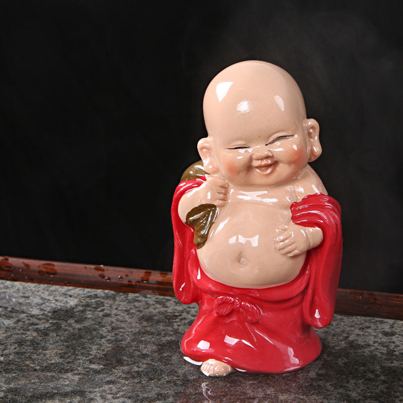 Buddha Stones que cambian de Color, Buda sonriente, resina, té, mascota, riqueza, decoración del hogar - image 16