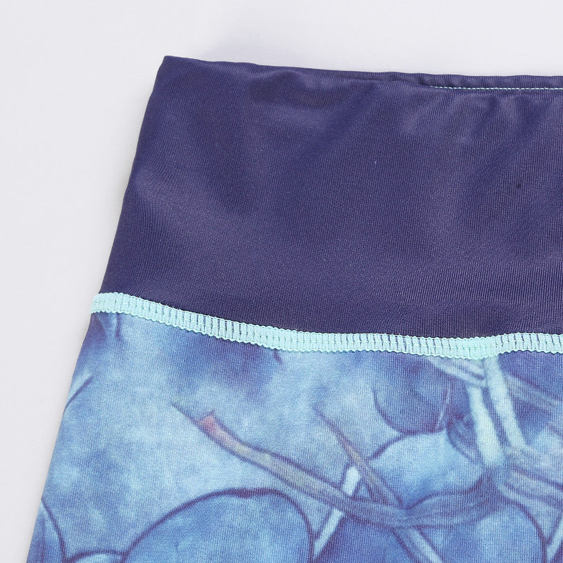 Pantalones de diseño con estampado de flores de loto y Buddha Stones, mallas deportivas para Yoga y Fitness, pantalones de Yoga para mujer - image 15