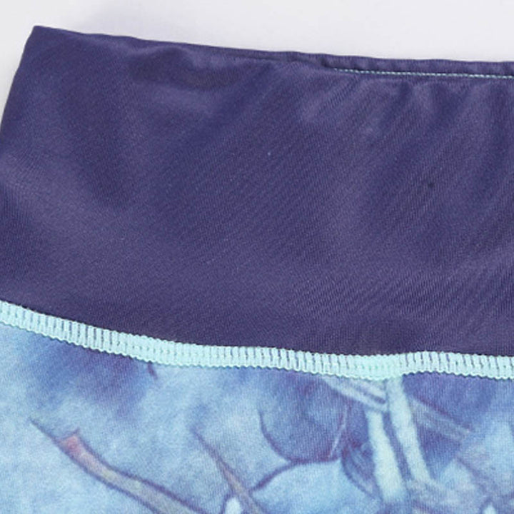 Pantalones de diseño con estampado de flores de loto y Buddha Stones, mallas deportivas para Yoga y Fitness, pantalones de Yoga para mujer - image 15