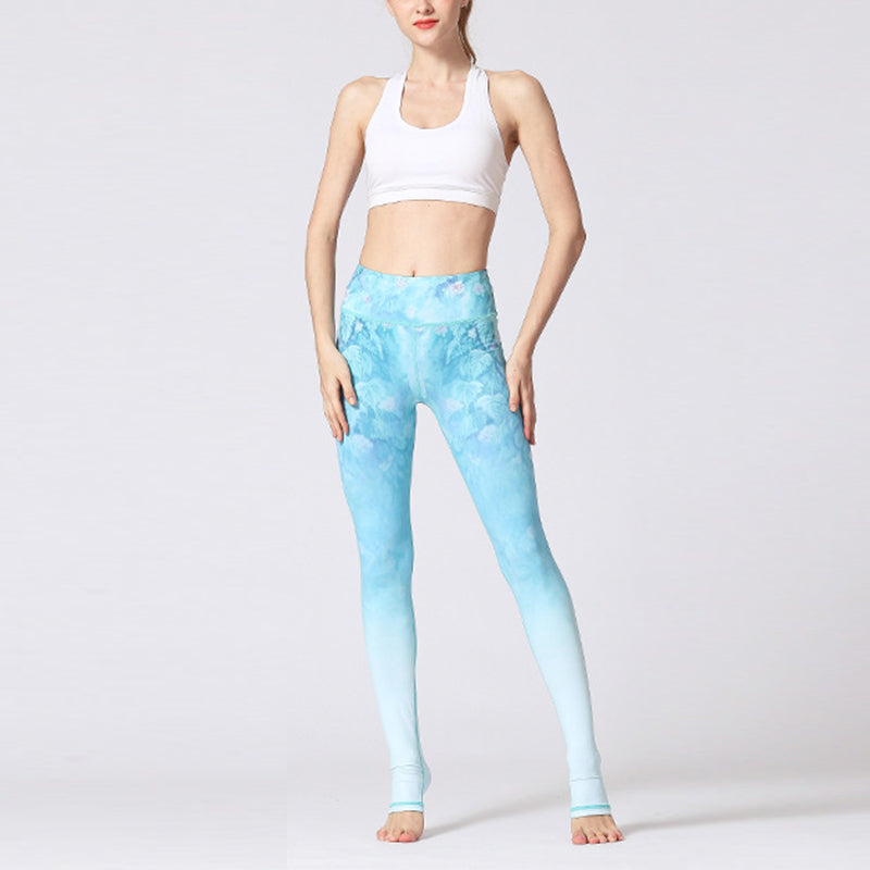 Pantalones de diseño con estampado Floral de flor de loto con Buddha Stones, mallas deportivas para Yoga y Fitness, pantalones de Yoga para mujer - image 15