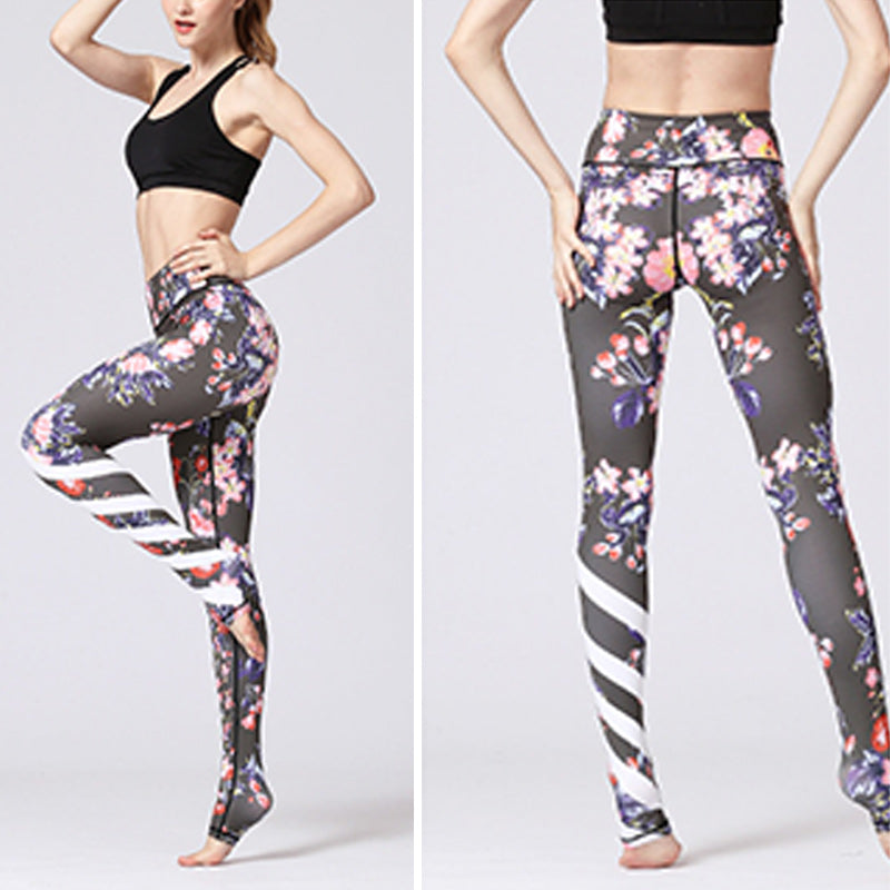Pantalones de diseño con estampado Floral de flor de loto con Buddha Stones, mallas deportivas para Yoga y Fitness, pantalones de Yoga para mujer - image 32