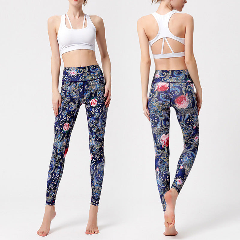 Pantalones con estampado de Buddha Stones deportivas para Fitness, Yoga, danza, pantalones de Yoga para mujer - image 11