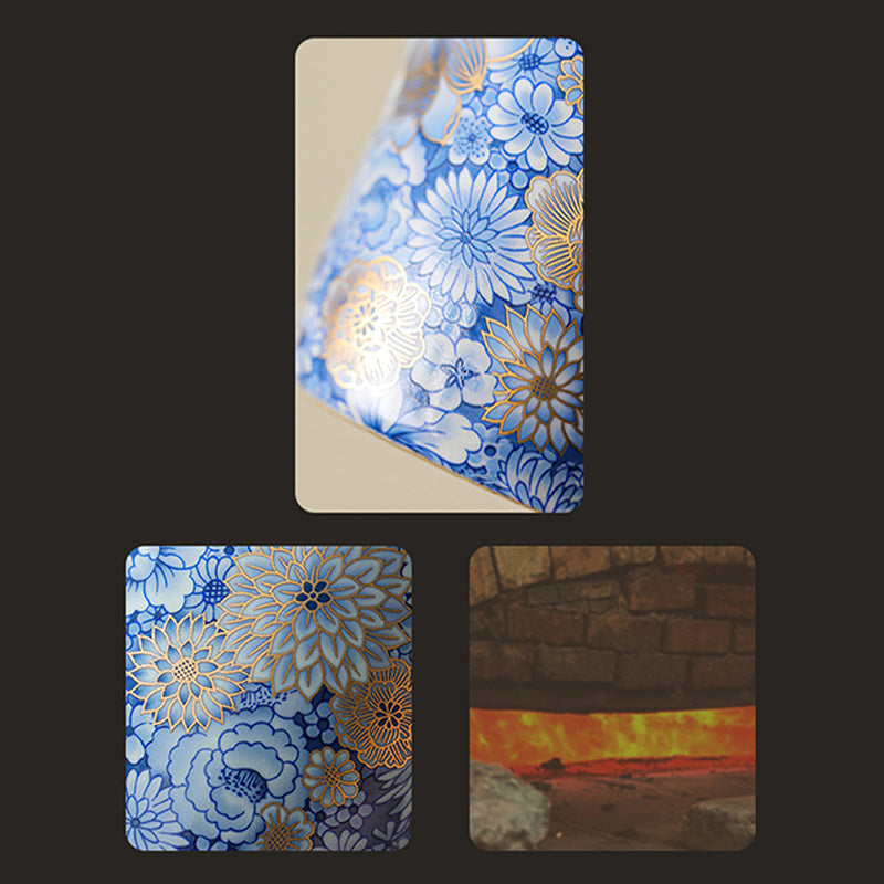 Buddha Stones, loto, crisantemo, flor de ciruelo, taza de té, taza de té de Kung Fu, tetera