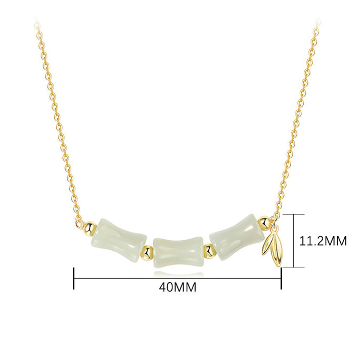 Pulsera con colgante de plata de ley 925 con Buddha Stones , jade hetiano, bambú Fu, personaje de prosperidad - image 9