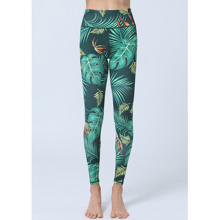 Pantalones con estampado de Buddha Stones, mallas deportivas de cintura alta para Yoga, pantalones de Yoga para mujer - image 1