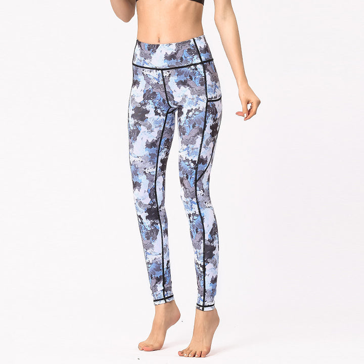 Pantalones con estampado colorido de Buddha Stones, mallas deportivas para ejercicio, pantalones de Yoga para mujer - image 1