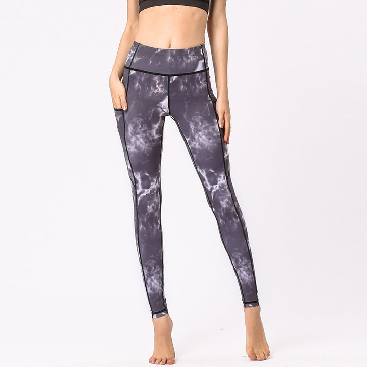 Pantalones con estampado colorido de Buddha Stones, mallas deportivas para ejercicio, pantalones de Yoga para mujer - image 6
