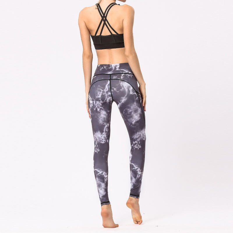 Pantalones con estampado colorido de Buddha Stones, mallas deportivas para ejercicio, pantalones de Yoga para mujer - image 7