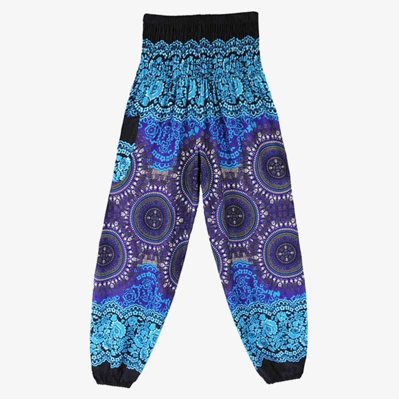 Buddha Stones Boho Pantalones Harem Sueltos Pantalones de Yoga para Mujer - image 17