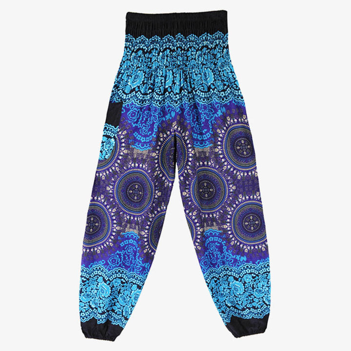 Buddha Stones Boho Pantalones Harem Sueltos Pantalones de Yoga para Mujer - image 17