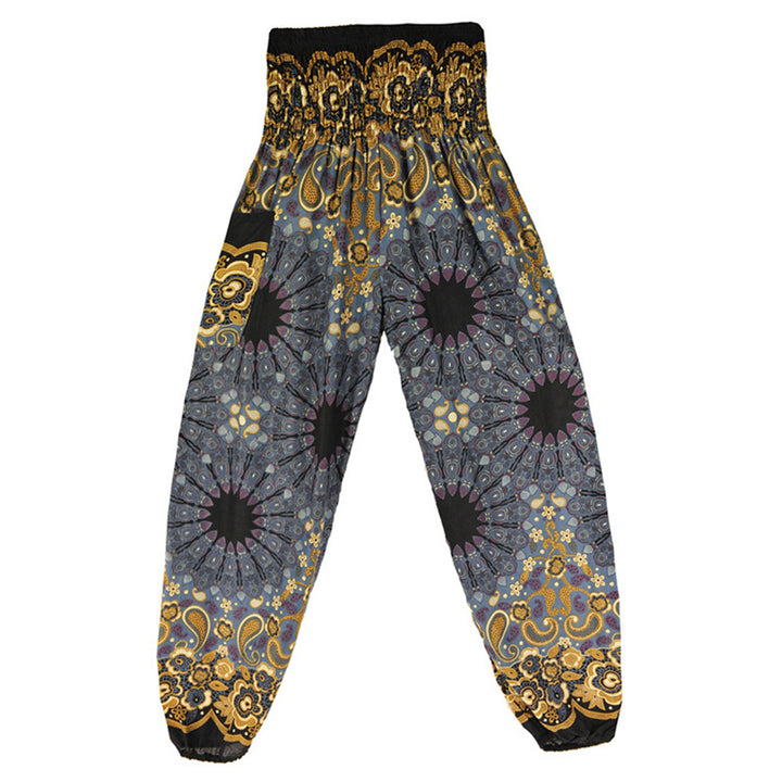 Pantalones de yoga para mujer con estampado geométrico de mandala y piedras de Buddha Stones - image 31