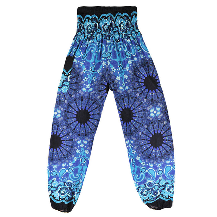Pantalones de yoga para mujer con estampado geométrico de mandala y piedras de Buddha Stones - image 13