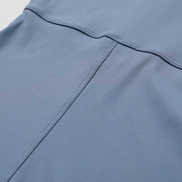 Mono de manga corta con cremallera elástica alta con Buddha Stones , mono deportivo para mujer, Yoga y Fitness - image 12