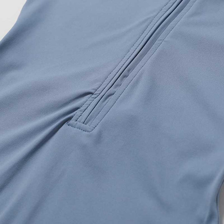 Mono de manga corta con cremallera elástica alta con Buddha Stones , mono deportivo para mujer, Yoga y Fitness - image 10