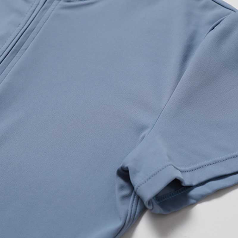 Mono de manga corta con cremallera elástica alta con Buddha Stones , mono deportivo para mujer, Yoga y Fitness - image 9