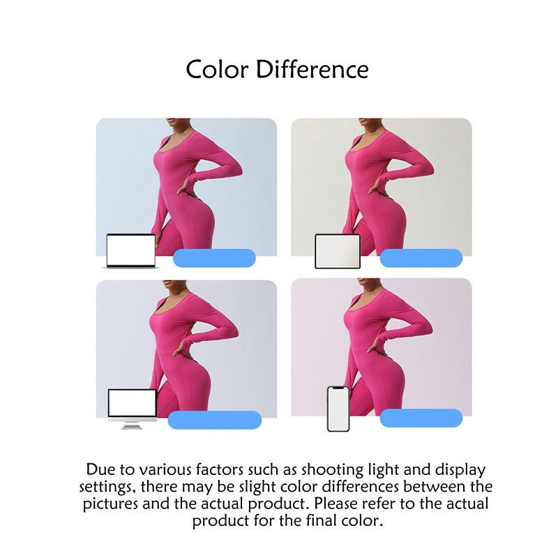 Buddha Stones Mono de manga larga sin espalda para mujer, mono deportivo para yoga y fitness - image 11