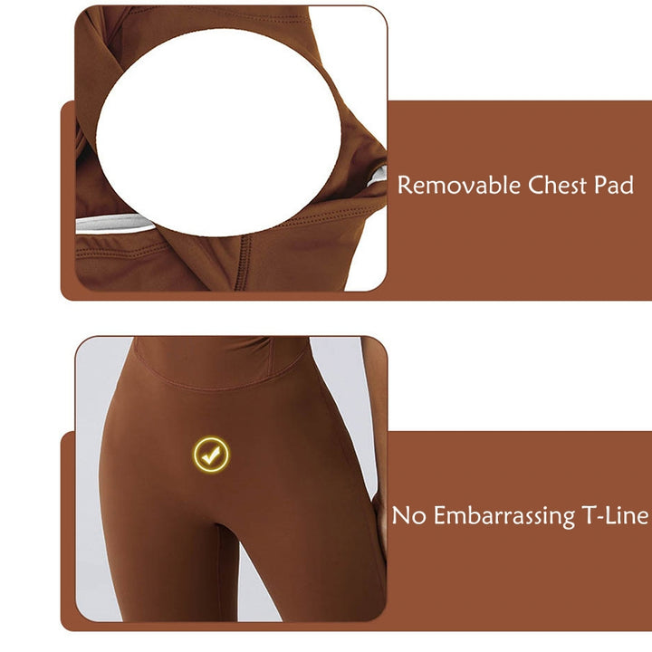 Buddha Stones Mujeres Entrenamiento Entrecruzado Sin Mangas Flare Mono Deportes Fitness Yoga Body - image 7