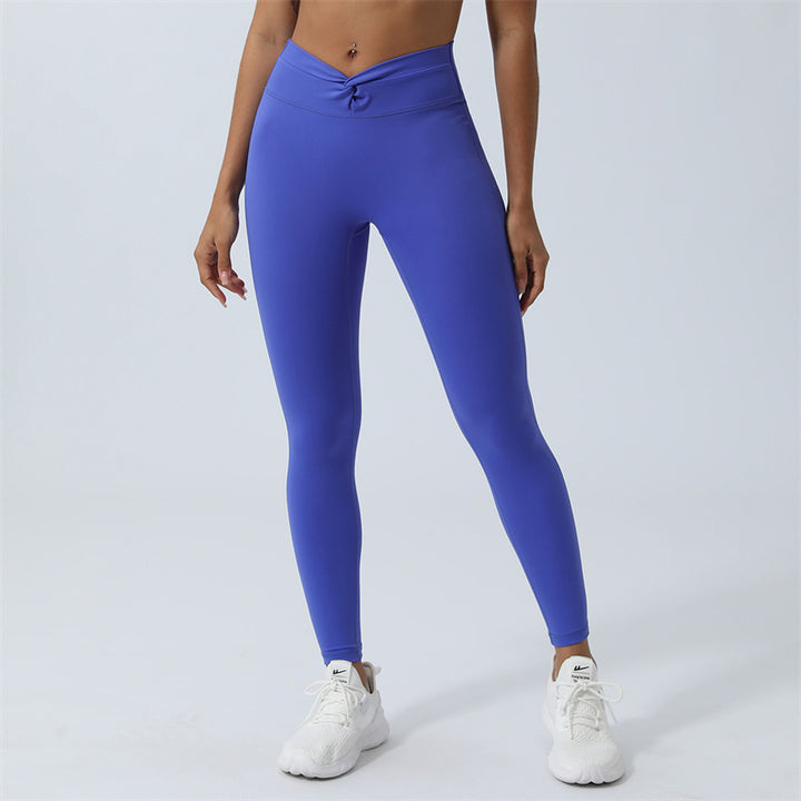 Buddha Stones Mujeres Entrenamiento Manga Larga Entrecruzada Sin Espalda Top Tee Leggings Deportes Fitness Yoga Traje - Pantalones - Azul - US8-10, UK/AU12-14, EU40-42 (XL) - image 29
