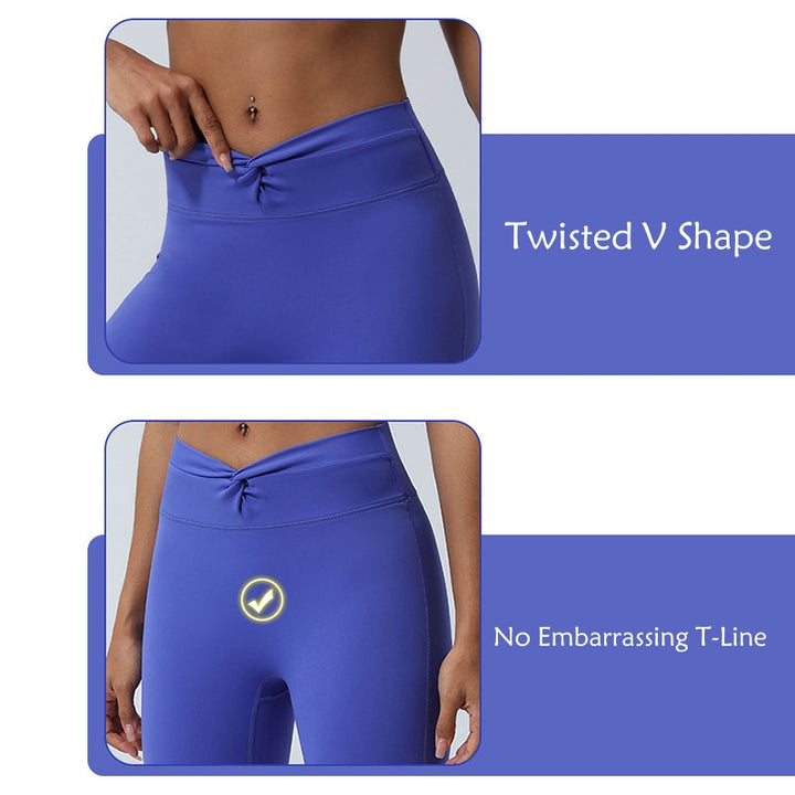 Buddha Stones Mujeres Entrenamiento Manga Larga Entrecruzada Sin Espalda Top Tee Leggings Deportes Fitness Yoga Traje - image 33