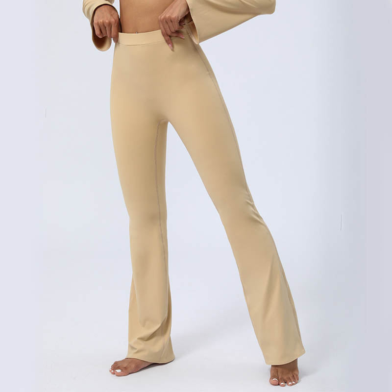 Buddha Stones de manga larga sin espalda correa superior sujetador pantalones acampanados fitness yoga traje - image 19