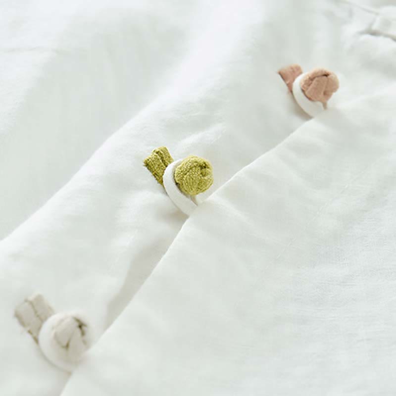 Blusa de lino de ramio con Buddha Stones , camisa para mujer, ropa estilo Hanfu chino - image 19