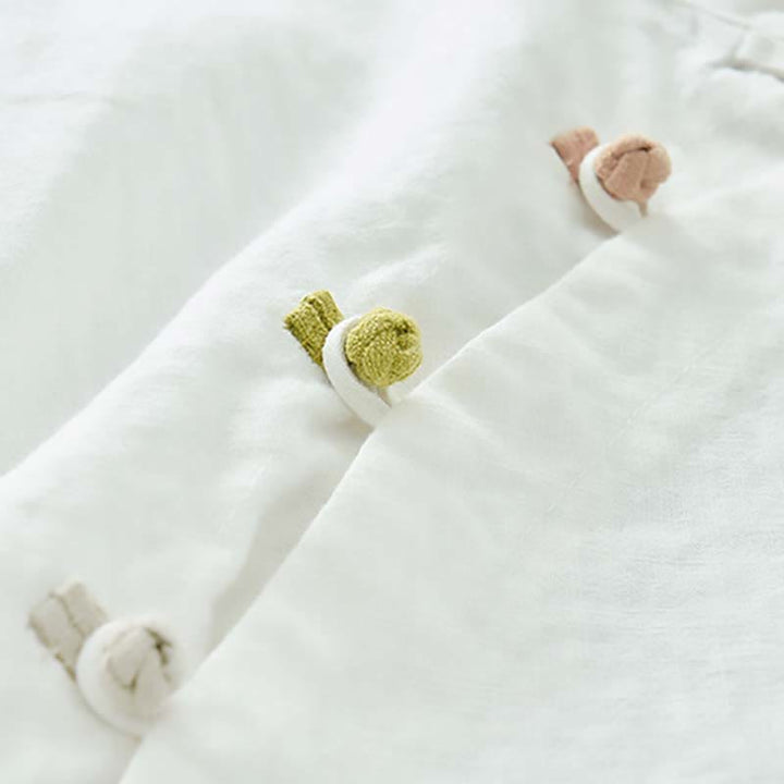 Blusa de lino de ramio con Buddha Stones , camisa para mujer, ropa estilo Hanfu chino - image 19