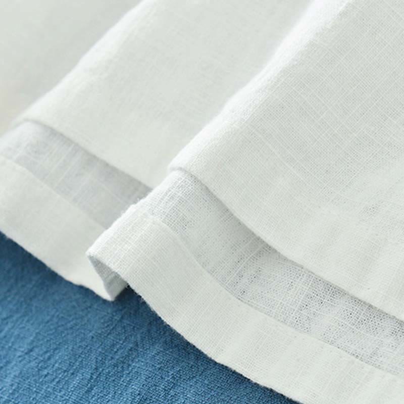 Blusa de lino de ramio con Buddha Stones , camisa para mujer, ropa estilo Hanfu chino - image 20