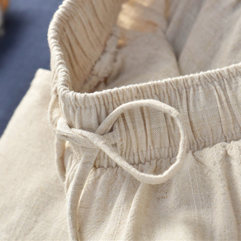 Pantalones de pierna ancha lisos con Buddha Stones , pantalones de yoga para mujer con bolsillos - image 9