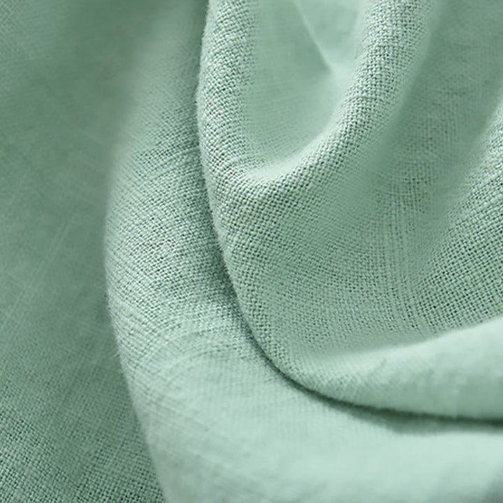 Blusa suelta de lino de ramio con Buddha Stones , camisa de manga larga para mujer, Top chino Hanfu - image 9