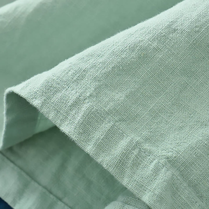 Blusa suelta de lino de ramio con Buddha Stones , camisa de manga larga para mujer, Top chino Hanfu - image 7