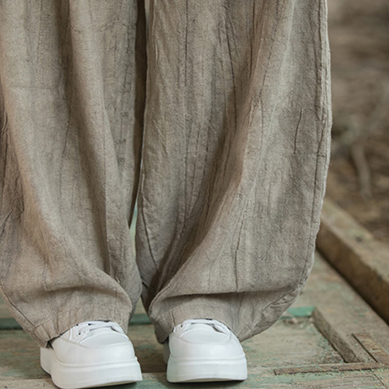 Buddha Stones Retro Tie Dye Harem Pantalones Casual Mujer Yoga Pantalones Con Bolsillos - image 15