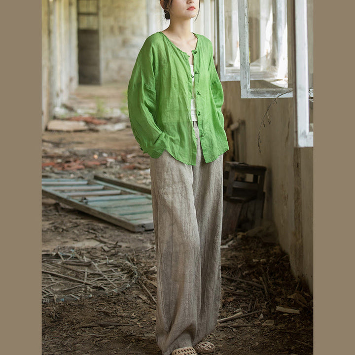 Buddha Stones Retro Tie Dye Harem Pantalones Casual Mujer Yoga Pantalones Con Bolsillos - image 13