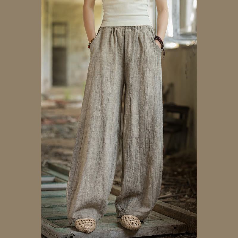 Buddha Stones Retro Tie Dye Harem Pantalones Casual Mujer Yoga Pantalones Con Bolsillos - image 7